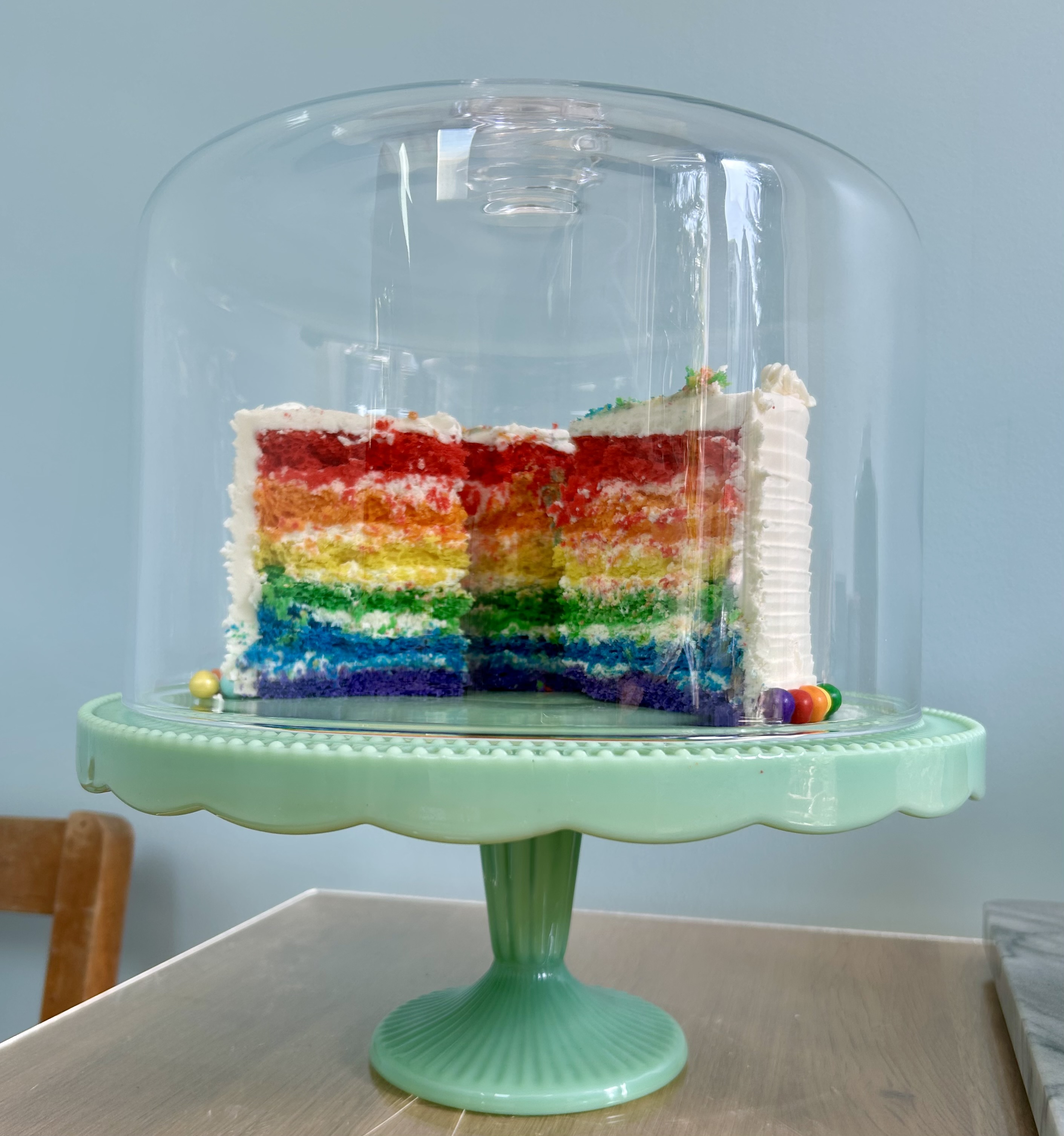 Pride cake from Noe Valley Bakery in San Francisco. 